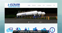 Desktop Screenshot of escaleragas.com