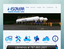 Tablet Screenshot of escaleragas.com